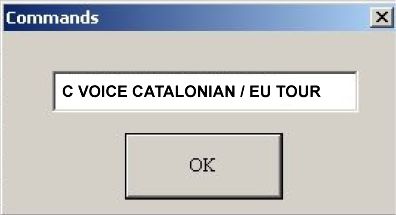 Command VOICE CATALONIAN